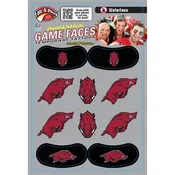 Arkansas  Game Game Faces® Temporary Tattoos Razorbacks