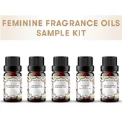 5 Feminine Fragrance Oils Sample Kit - 0.3 Floz Each