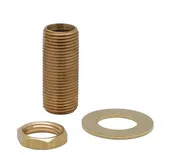 B-0425-M T&S Brass Supply Nipple Kit 1/2 all thread nipple brass for installing faucets 671262158220