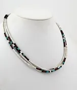 3 Strand Heishi Necklace