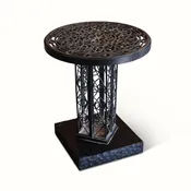1930s French Iron Side Table