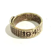 WWII Shell Casing Ring - 1945 - size 8 — MakeShift