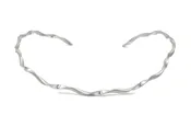 Art Deco Choker | Silver | Satin Finish