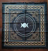 Altar Cloth - 24" - Triple Moon - Ouija
