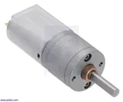 25:1 Metal Gearmotor 20Dx41L mm 6V CB with Extended Motor Shaft (3712)
