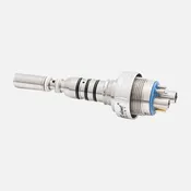 6-hole quick connector with LED turbine