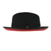 Black Redbottom Fedora