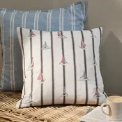 Abersoch Regatta Square Cushion Ecru