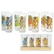 California Bear, Set of 4 Shot Glass Shooters