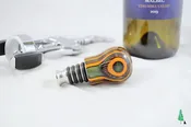 Bottle Stopper – SpectraPly Southwest with Stainless Steel