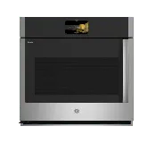 GE Profile 30 in. Smart Single Electric Wall Oven with Left-Hand Side-Swing Doors and Convection in Stainless Steel