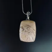 Breciated Mookite in Sterling Pendant