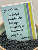 Balance Matters Greeting Card