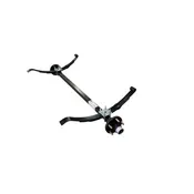 1000 lb PWC Trailer Axle w/ Hubs and Springs HF 50.5 SC 41.18, Powder Coat Black