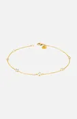 5 Diamond Orbit Bezel Bracelet