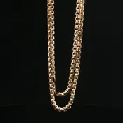 10K YG Cardano Box Chain 18”