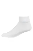 BURUKA QUARTER DIABETIC SOCKS (BK185D_WHITE)