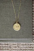 22" - Ephesians 3:18 (Petite Pendant Necklace)