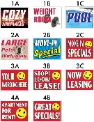 Amenity, Rent, For Lease Signs Grp G