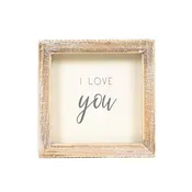 Adams & Co. - 11952 - 5x5 wood frame sign (YOU)  home decor gift