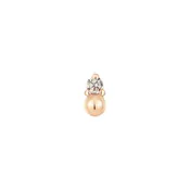 Babe Threadless End with Diamond