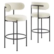 Abbie Boucle Dining Chair Set of 2