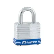 4-Pin Keyed Padlock, Laminated, Maximum-Security, 1-1/2 In.