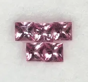 3mm – Himalaya Mine, CA Tourmaline Princess Cuts