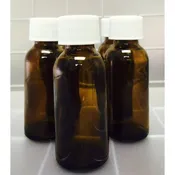 Amber Glass Bottles - 1oz - Package with 6 units
