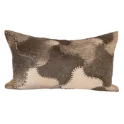 14" X 23" PATCHWORK HIDE PILLOW