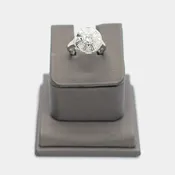 Pre-Owned 14k White Gold Diamond Art Deco Ring - Size 5.75 | B.G. Loan & Jewelry Co.