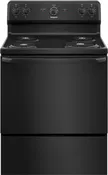 30" FREESTANDING ELECTRIC RANGE, BLACK