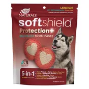 Ark Naturals SoftShield Protection+ Brushless Toothpaste Dental Chews for Large Dogs, 18-oz