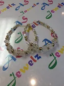 Acrylic GS Tube Round Earrings Lg
