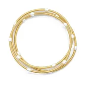 Beaded DIA Bracelets — Gold or Black Base