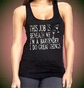 BARTENDER  Tank Top W 213