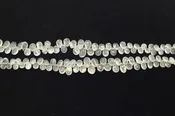 Ceylon Moonstone (Natural) Faceted Teardrop/Briolette Gemstone Beads