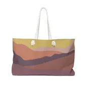 Boho Desert Sunset Weekender Bag | Modern Elopement