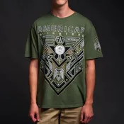 American Fighter Mens Buckingham T-Shirt Peatmoss - FM16426