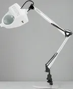 Alvin - Swing-Arm Magnifier Lamp - White