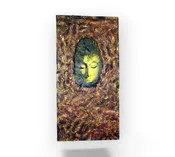 47" x 24" 3D Abstract Buddha Face Painting