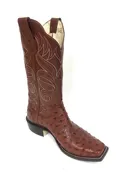 Full Quill Almond CC Ostrich Boots