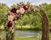 Silk Swag For Arch — Welcome To Somthin' Borrowed Event Rentals