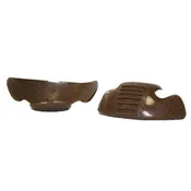 Brown Scuff Resistant Toe Overlay
