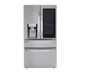 23 cu. ft. Smart wi-fi Enabled InstaView® Door-in-Door® Counter-Depth Refrigerator with Craft Ice™ Maker- LRMVC2306S | Appliances 4 Less