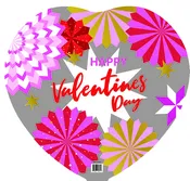 0035874 – 18″ Valentine Pattern Shapes