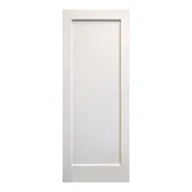 32 Inch Single Panel Shaker Style Interior Door – Primed Pine