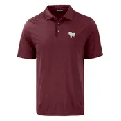 Coastline Epic Comfort Maroon Polo Bulldog Logo