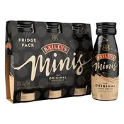 BAILEYS IRISH MINIS 100ML 3PK
