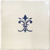 Antiqued French Decorative Tile Collection - French Provincial 19th Century Cuisine de Monet Tile Collection: J'aime la France